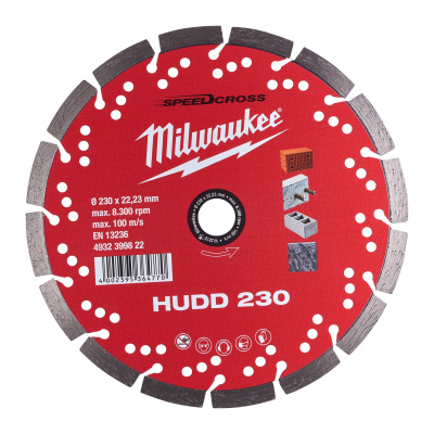 Алмазный диск Milwaukee HUDD 230