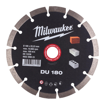 Алмазный диск Milwaukee DU 180