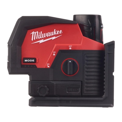 Линейно-точечный лазерный нивелир Milwaukee M12 CLLP-301C