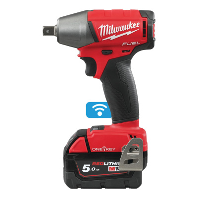 Импульсный гайковерт Milwaukee с хвостовиком 1/2" и фиксацией пином M18 ONEIWP12-502X