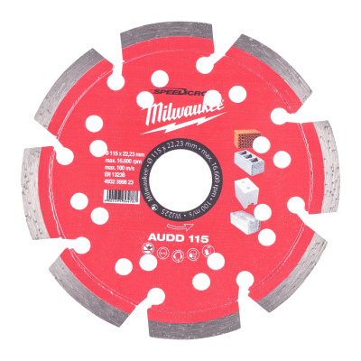 Алмазный диск Milwaukee AUDD 115