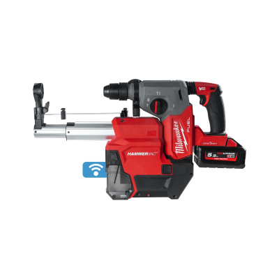Аккумуляторный SDS-Plus перфоратор с системой пылеудаления Milwaukee M18 ONE FHX DEL-552C FUEL