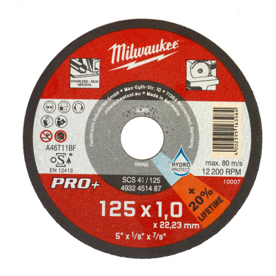 Отрезной диск Milwaukee SCS 41/125х1 PRO+