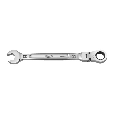 Комбинированный ключ Milwaukee MAX BITE™ с трещоткой и шарниром - 22 мм