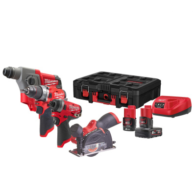 Набор инструментов Milwaukee M12 FPP4A-622P
