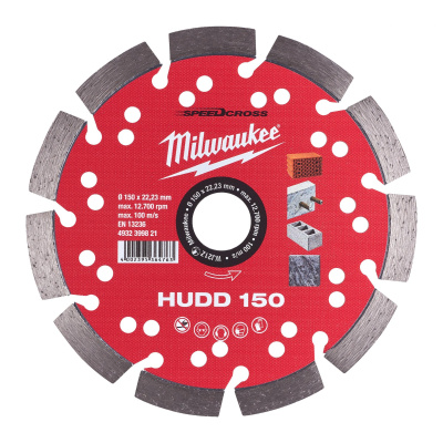 Алмазный диск Milwaukee HUDD 150