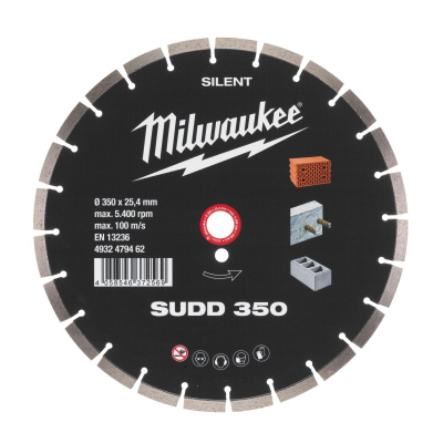 Алмазный диск Milwaukee SUDD 350