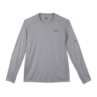 Теплая рубашка Milwaukee с длинными рукавами серая WWLSG-XL