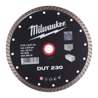 Алмазный диск Milwaukee DUT 230