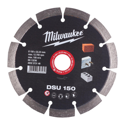 Алмазный диск Milwaukee DSU 150
